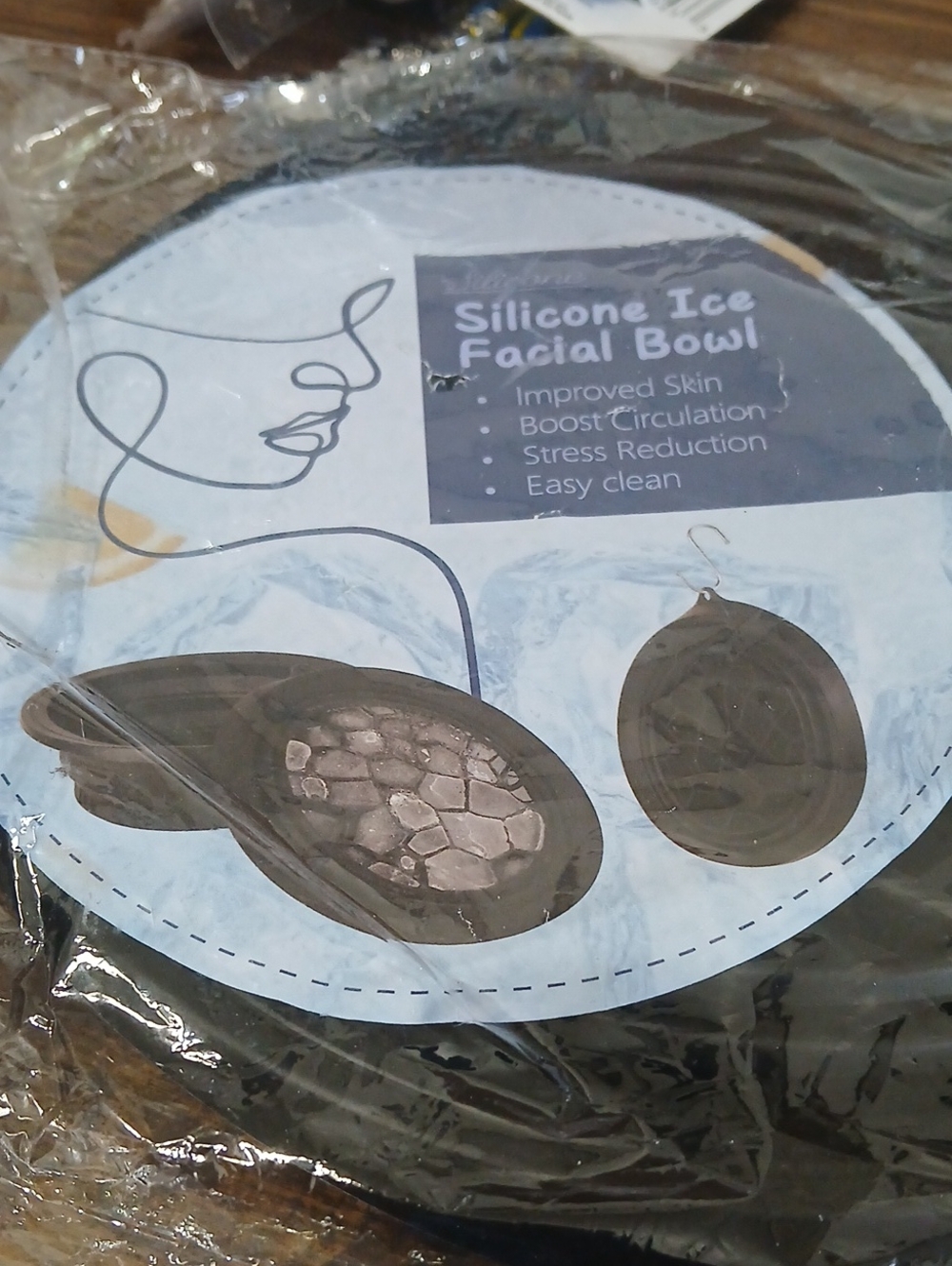 Silicone Ice Facial Bowl - Black